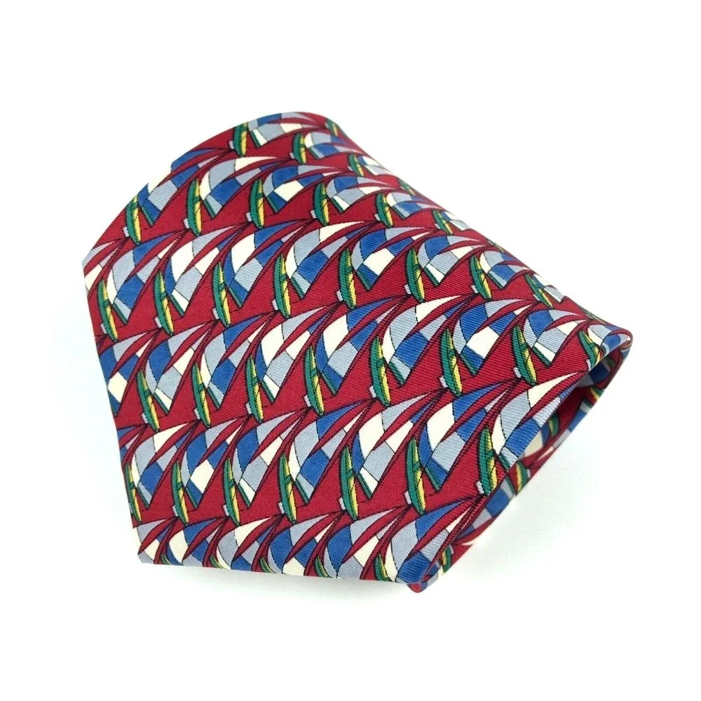 Utopia Men's Tie Handmade Colorful Sailboat Boat Nautical Novelty Necktie 56